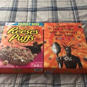 Travis Scott’s Reese’s puffs cereal collaboration